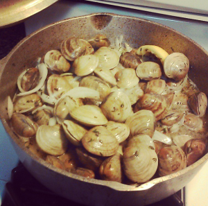 These clams were divine. (photo via @NewinNOLA on instagram)